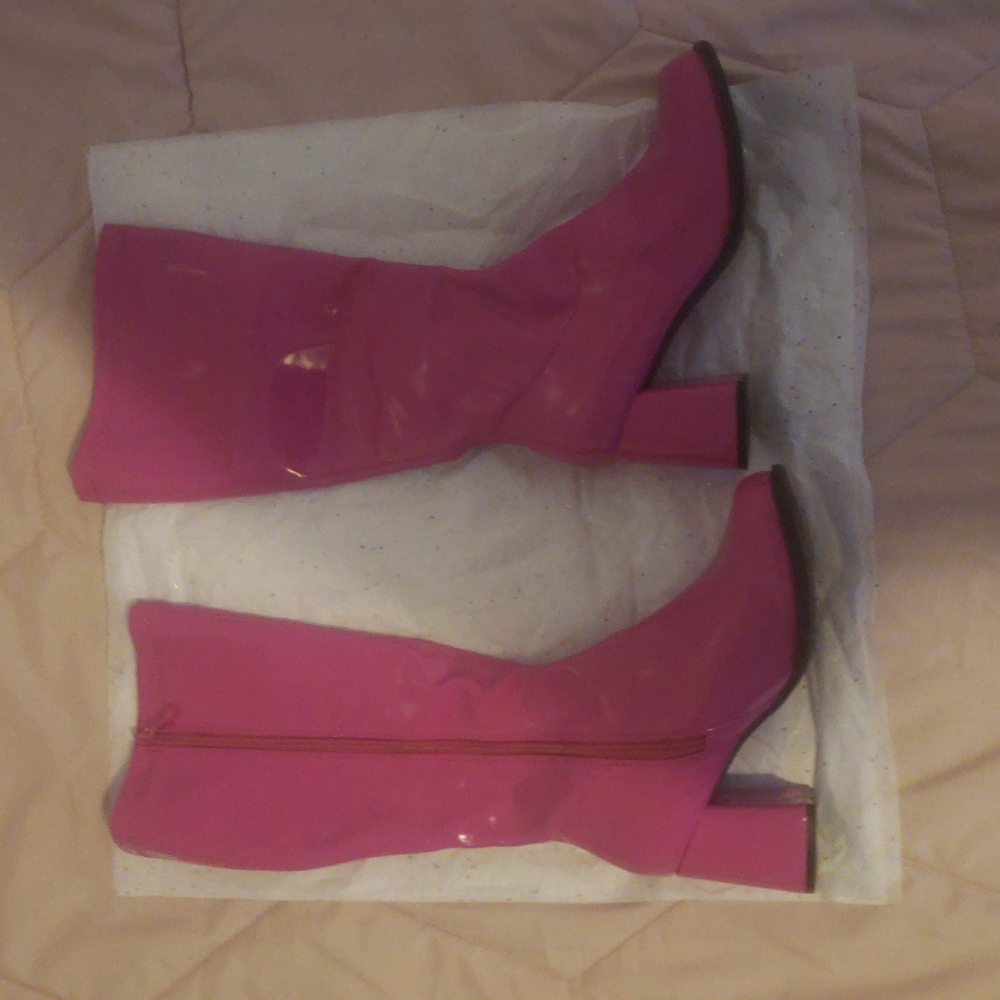 Pink Heel boots